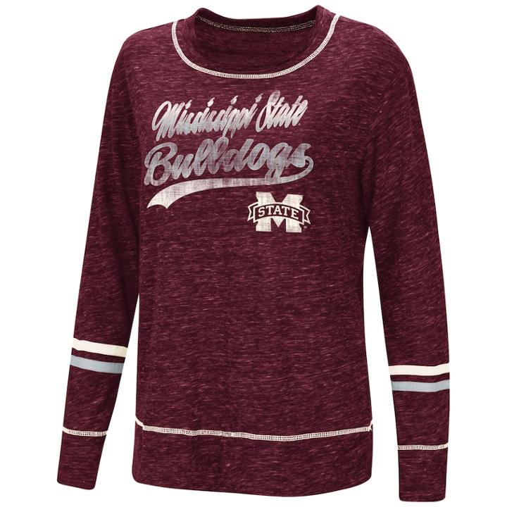 Women's Mississippi State Bulldogs Giant Dreams Tee, Size: Xl, Med Red