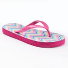 Girls 4-16 So&reg; Print Flip Flops, Girl's, Size: Xl(3/4), White