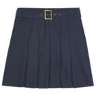 Girls 4-20 & Plus Size French Toast School Uniform Belt Pleated Skort, Girl's, Size: 14, Blue (navy)
