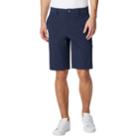 Men's Coolkeep Classic-fit Stretch Performance Flat-front Shorts, Size: 34, Blue (navy)