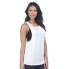 Women's Pl Movement By Pink Lotus Circle Mesh Yoga Tank, Size: Medium, White