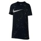 Boys 8-20 Nike Speckles Tee, Size: Small, Grey (charcoal)