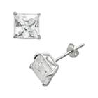 Renaissance Collection 10k White Gold 1 4/5-ct. T.w. Cubic Zirconia Stud Earrings - Made With Swarovski Zirconia, Women's, Yellow