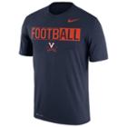 Men's Nike Virginia Cavaliers Dri-fit Football Tee, Size: Xl, Multicolor