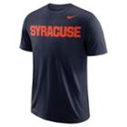 Men's Nike Syracuse Orange Wordmark Tee, Size: Medium, Blue (navy)