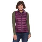 Women's Heat Keep Solid Down Puffer Vest, Size: Xxl, Purple