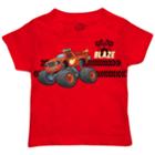 Toddler Boy Blaze & The Monster Machines Tread Marks Graphic Tee, Size: 4t, Brt Red