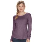 Women's Sonoma Goods For Life&trade; Everyday Crewneck Tee, Size: Small, Purple