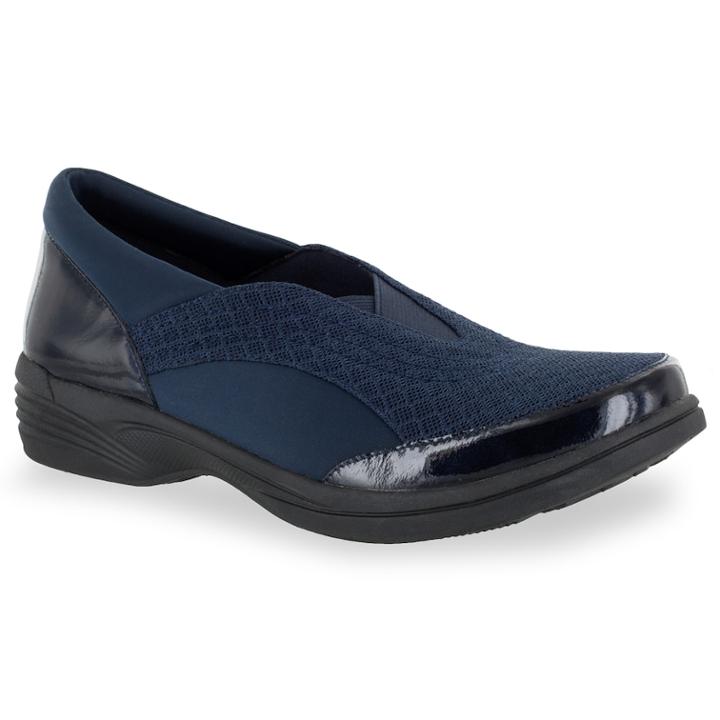 Solite By Easy Street Spontaneous Women's Shoes, Size: 11 Ww, Blue (navy)