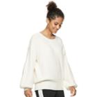 Women's Popsugar Balloon-sleeve Sweater, Size: Xl, White