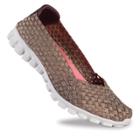 Skechers Relaxed Fit Ez Flex 2 Rockin' Women's Stretch Weave Slip-on Flats, Size: 10, Med Red