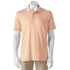 Men's Izod Classic-fit Striped Performance Golf Polo, Size: Medium, Orange Oth