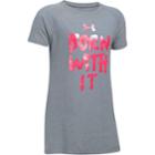 Girls 7-16 Under Armour Born With It Graphic Tee, Size: Xl, Med Grey