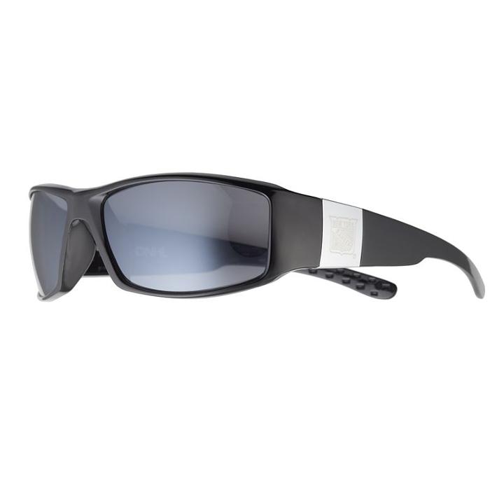 Adult New York Rangers Chrome Wrap Sunglasses, Boy's, Multicolor