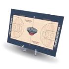 New Orleans Pelicans Replica Basketball Court Display, Size: Novelty, Grey