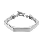 Jennifer Lopez Hexagon Toggle Cuff Bracelet, Women's, Silver