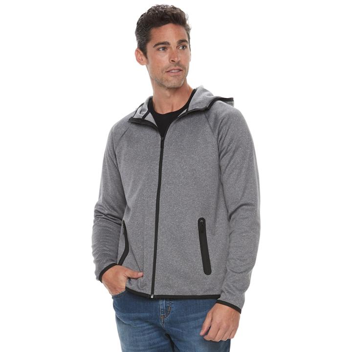 Men's Apt. 9&reg; Softshell Hoodie, Size: Large, Grey