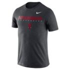 Men's Nike Arkansas Razorbacks Facility Tee, Size: Xl, Char
