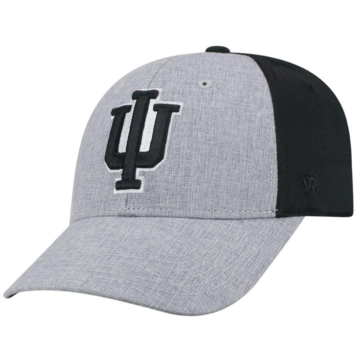 Adult Top Of The World Indiana Hoosiers Fabooia Memory-fit Cap, Men's, Med Grey