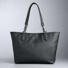 Simply Vera Vera Wang Signature Tote, Women's, Black