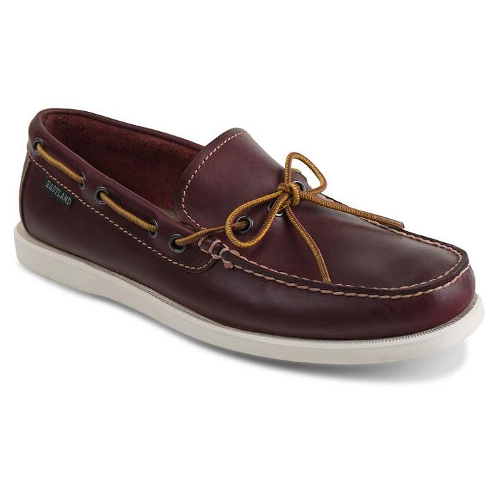 Eastland Yarmouth Camp Men's Moccasins, Size: Medium (9), Dark Red