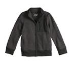 Boys 4-12 Jumping Beans&reg; Zip Mock Neck Marled Jacket, Size: 10, Black