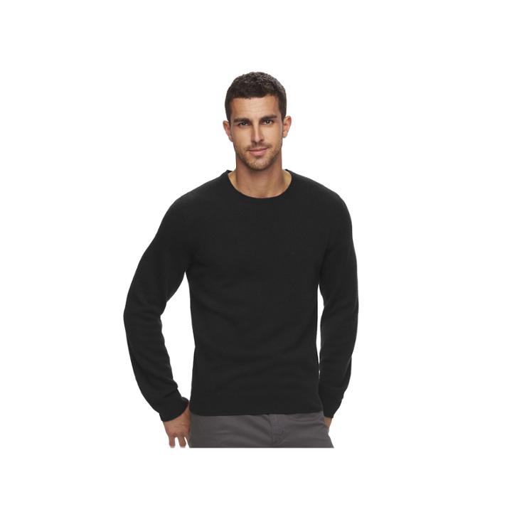 Men's Marc Anthony Slim-fit Cashmere Crewneck Sweater, Size: Xxl, Black