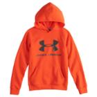 Boys 8-20 Under Armour Rival Logo Hoodie, Size: Large, Orange