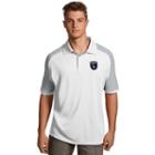 Men's Antigua San Jose Earthquakes Century Polo, Size: Xxl, White