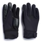 Men's Apt. 9&reg; Wind-resistant Commuter Touchscreen Gloves, Size: S/m, Black