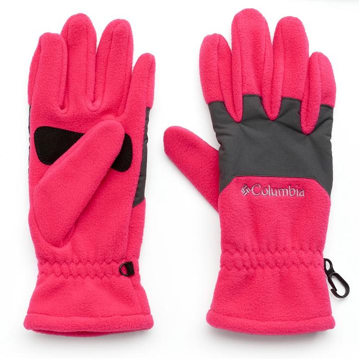 Women's Columbia Thermal Coil Gloves, Size: Small, Light Red