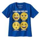 Boys 4-7 Emoji Today I'm Feeling Graphic Tee, Size: M(5/6), Blue