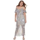 Juniors' Plus Size Lily Rose Cold Shoulder Maxi Dress, Teens, Size: 2xl, White