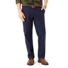 Men's Dockers Pacific Washed Khaki Stretch Pants, Size: 38x32, Blue (navy)