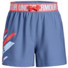 Girls 7-16 Under Armour Play Up Graphic Shorts, Size: Medium, Purple