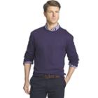 Men's Izod Advantage Classic-fit Solid Fleece Pullover, Size: Medium, Purple Oth