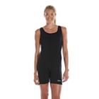 Women's Dolfin Aquatard One-piece Swim Legsuit, Size: 20 Comp, Black