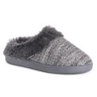 Muk Luks Women's Knit Clog Slippers, Size: Small, Black