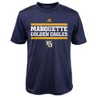 Boys 8-20 Adidas Marquette Golden Eagles Climalite Tee, Boy's, Size: S(8), Blue