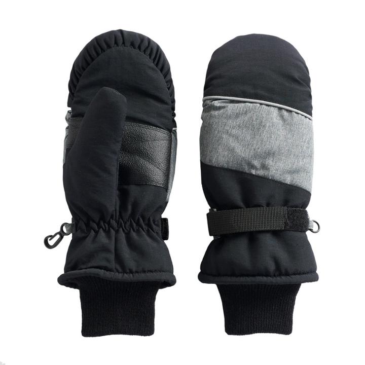 Boys Tek Gear&reg; Ski Mittens, Size: 4-7, Med Grey