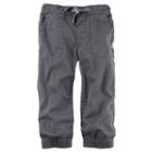Boys 4-8 Carter's Gray Twill Utility Jogger Pants, Boy's, Size: 6, Grey