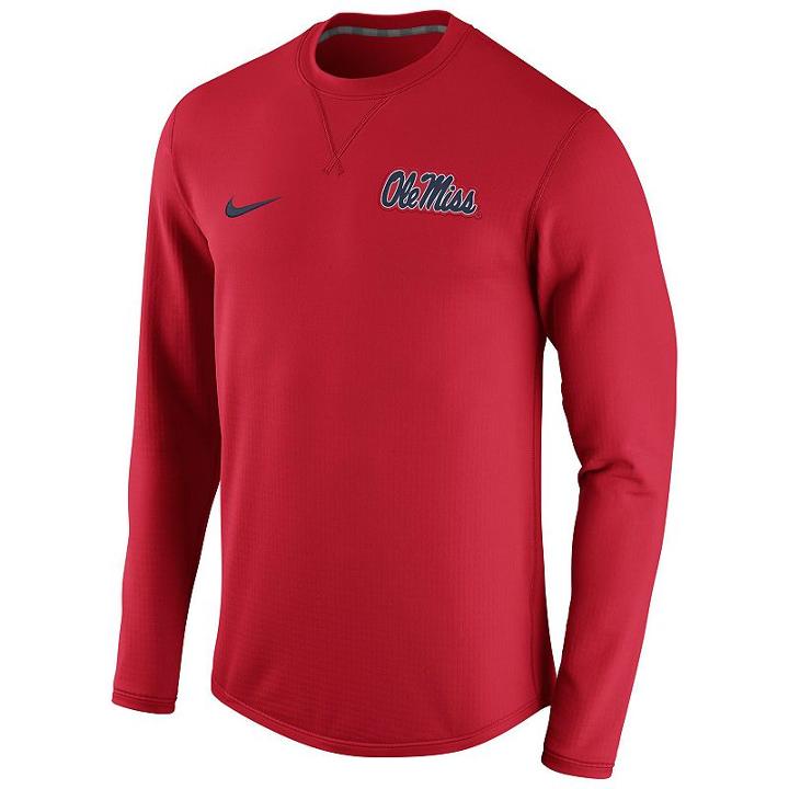 Men's Nike Ole Miss Rebels Modern Waffle Fleece Sweatshirt, Size: Xl, Ovrfl Oth
