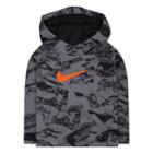 Toddler Boy Nike Abstract Print Therma-fit Logo Hoodie, Size: 4t, Grey