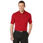 Big & Tall Grand Slam Airflow Solid Pocketed Performance Golf Polo, Men's, Size: L Tall, Dark Red