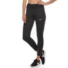 Women's Nike Therma Running Tights, Size: Small, Grey (charcoal)