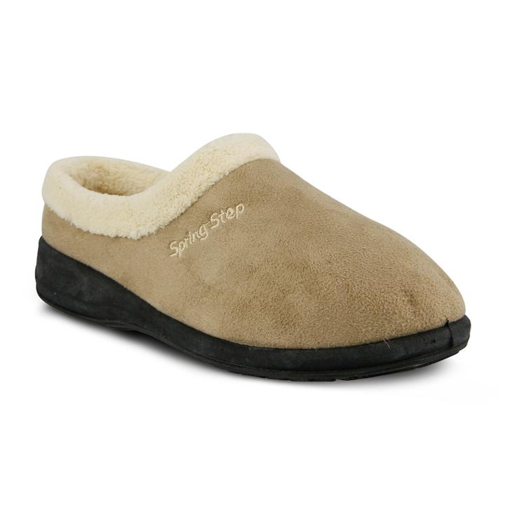 Spring Step Ivana Women's Slippers, Size: 35, Med Beige