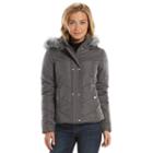 Women's Krush Hooded Puffer Jacket, Size: Xxl, Grey