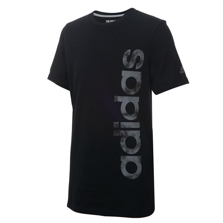 Boys 8-20 Adidas Linear Read Tee, Boy's, Size: Xl, Black