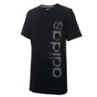 Boys 8-20 Adidas Linear Read Tee, Boy's, Size: Xl, Black