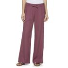 Juniors' Rewind Linen Blend Pants, Girl's, Size: Xs, Dark Pink